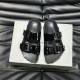 replica SUNDAY SUEDE SANDALS IN BLACK - BBS22 UK