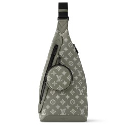 Duo Slingbag Olive Green Monogram Shadow M12486 Uk