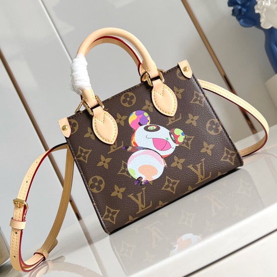 Replica L 13648 LFR#15547 Buddha Luxury Replica Takashi Murakami Onthego Bb Bag Brown Monogram Canvas M13668 Uk - 13648 - Buddha Luxury