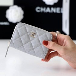CLASSIC ZIPPED COIN PURSE GREY UK CLASSIC ZIPPED COIN PURSE GREY UK