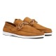 Marni Men's Brown Nubuck Boat Shoes Side Angle Marni Men's Brown Nubuck Leather Boat Shoes in side view