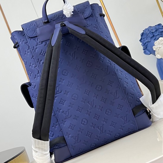 Replica Christopher Mm Backpack Blue Monogram Taurillon Leather M11688 Uk - 15468 - Buddha Luxury