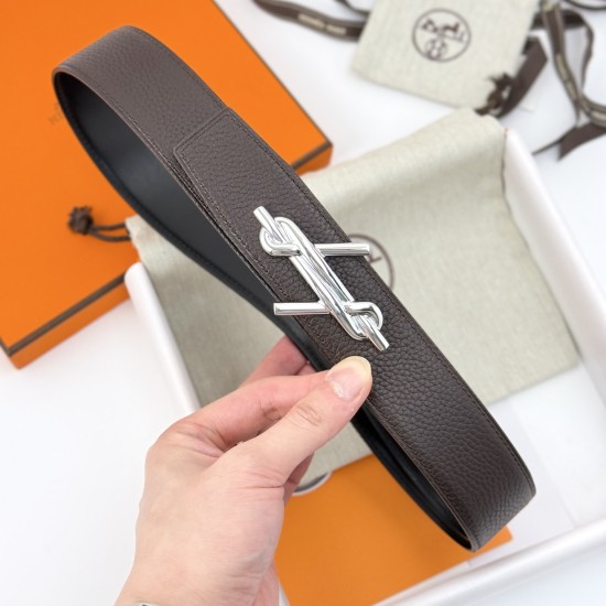 replica NOUE BELT BUCKLE & REVERSIBLE LEATHER STRAP 38MM - B379 UK