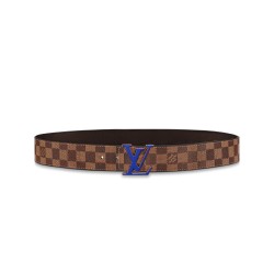 Initiales 40Mm Reversible Damier Ebene Canvas Belt - B153 Uk