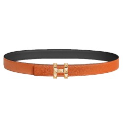 H Infini Belt Buckle &Amp; Reversible Leather Strap 24Mm - B389 Uk