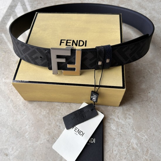 Replica FF BLUE LEATHER BELT - B268 UK replica FF BLUE LEATHER BELT - B268 UK