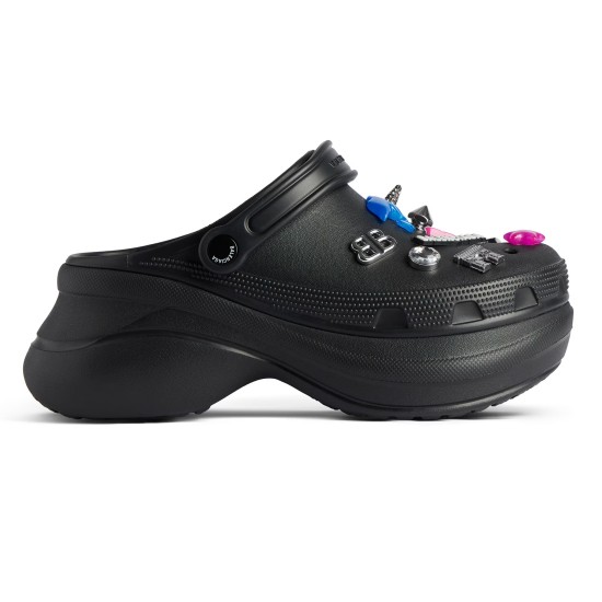 replica CROCS MULE JIBBITZ IN BLACK - BBS27 UK