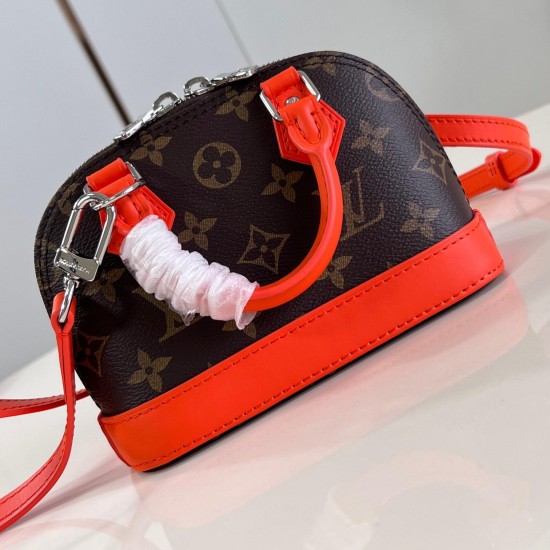 Replica L 12707 LFR#11327 Buddha Luxury Replica Nano Alma Handbag Orange Monogram Canvas M82717 Uk - 12707 - Buddha Luxury