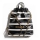 replica LOGO HOBO BAG IN BLACK AND WHITE UK