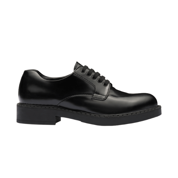 Prada Trainers Monolith Brushed Leather Derby Shoes – Prs038 Uk